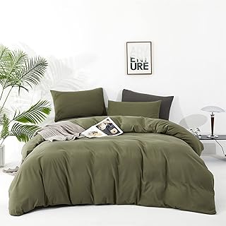 CLOTHKNOW Olive Green Comforter Set King Green Bedding Comforter Sets Green Bedding King Sets Light Green Bed Comforter Set Boys Girls Comforter Green Bed Sets 3Pcs Olive Green Comforter Bedding Sets