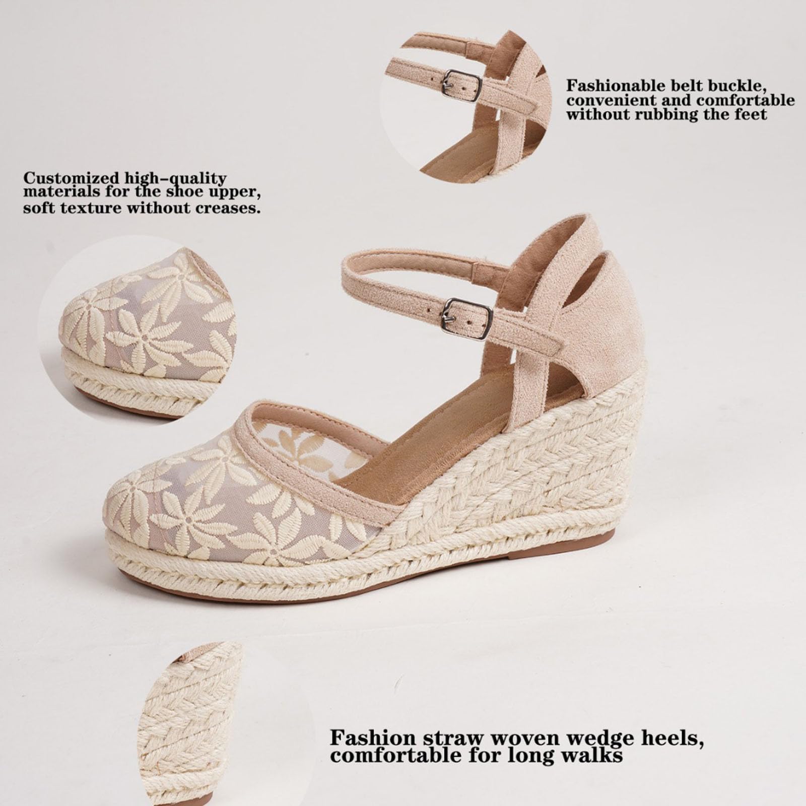 Zapatos de baile de plataforma para mujer, zapatos de novia gruesos con tiras y tacones altos tradicionales, elegantes y cómodos zapatos de fiesta con tacón para octubre