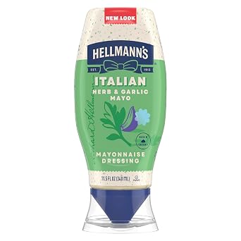 Hellmann's Italian Herb & Garlic Mayonnaise 11.5 oz, Sandwich Sauce, 1PK