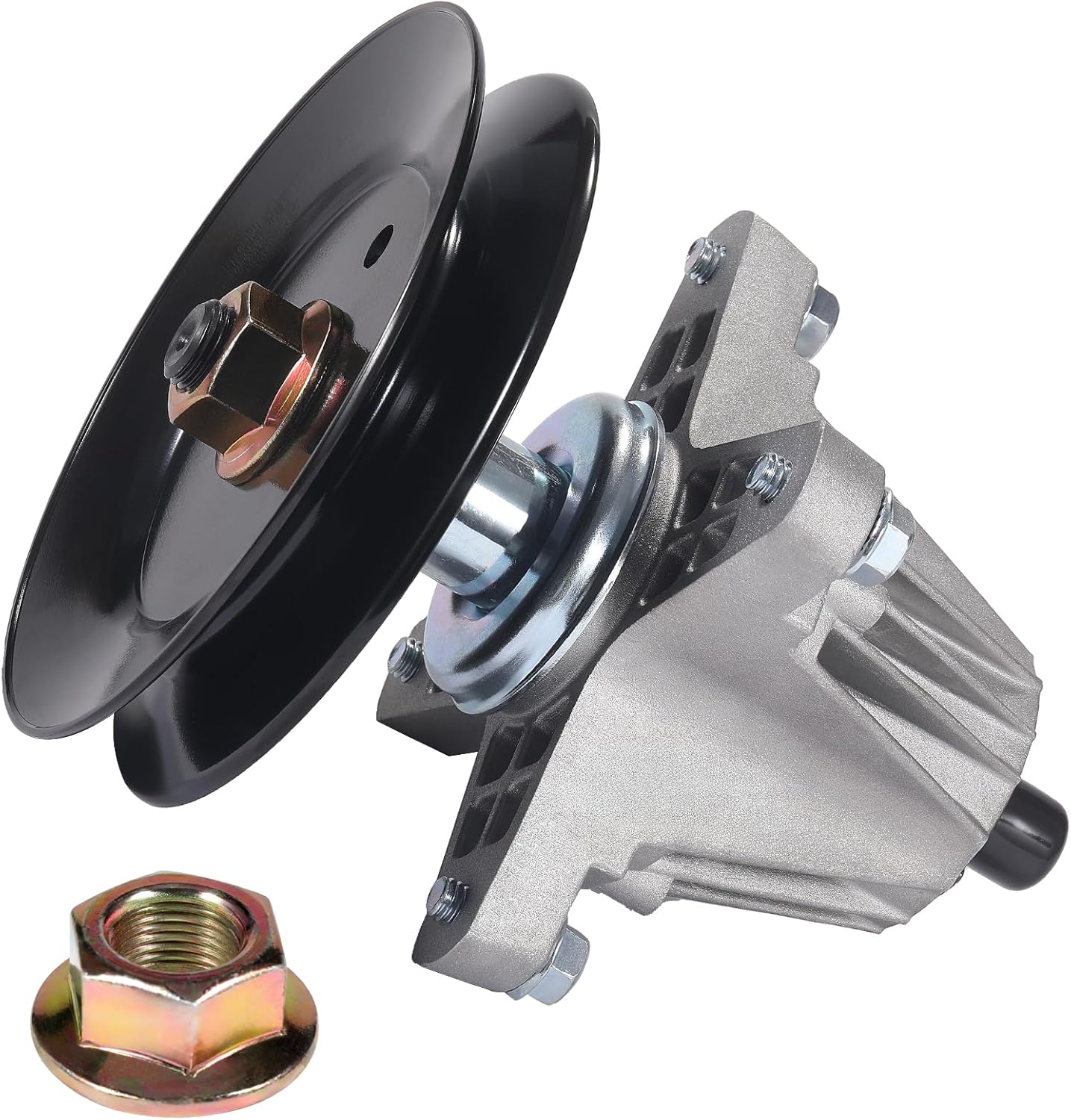 618-09256 618P09256 Spindle Assembly for Cub Cadet ZT1-50 ZT2-50, MTD Craftsman Z5600 Z5650, Troy Bilt Mustang Z50, 50" Mower Deck Spindle with Mounting Bolts and Threads