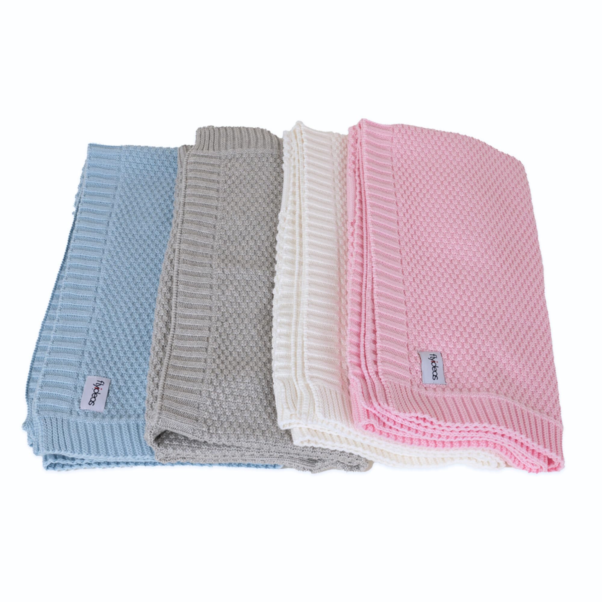 Coperta Neonato 100% Cotone 90x70cm - Morbida E Leggera Per Culla E Passeggino, Rosa - Foto 5