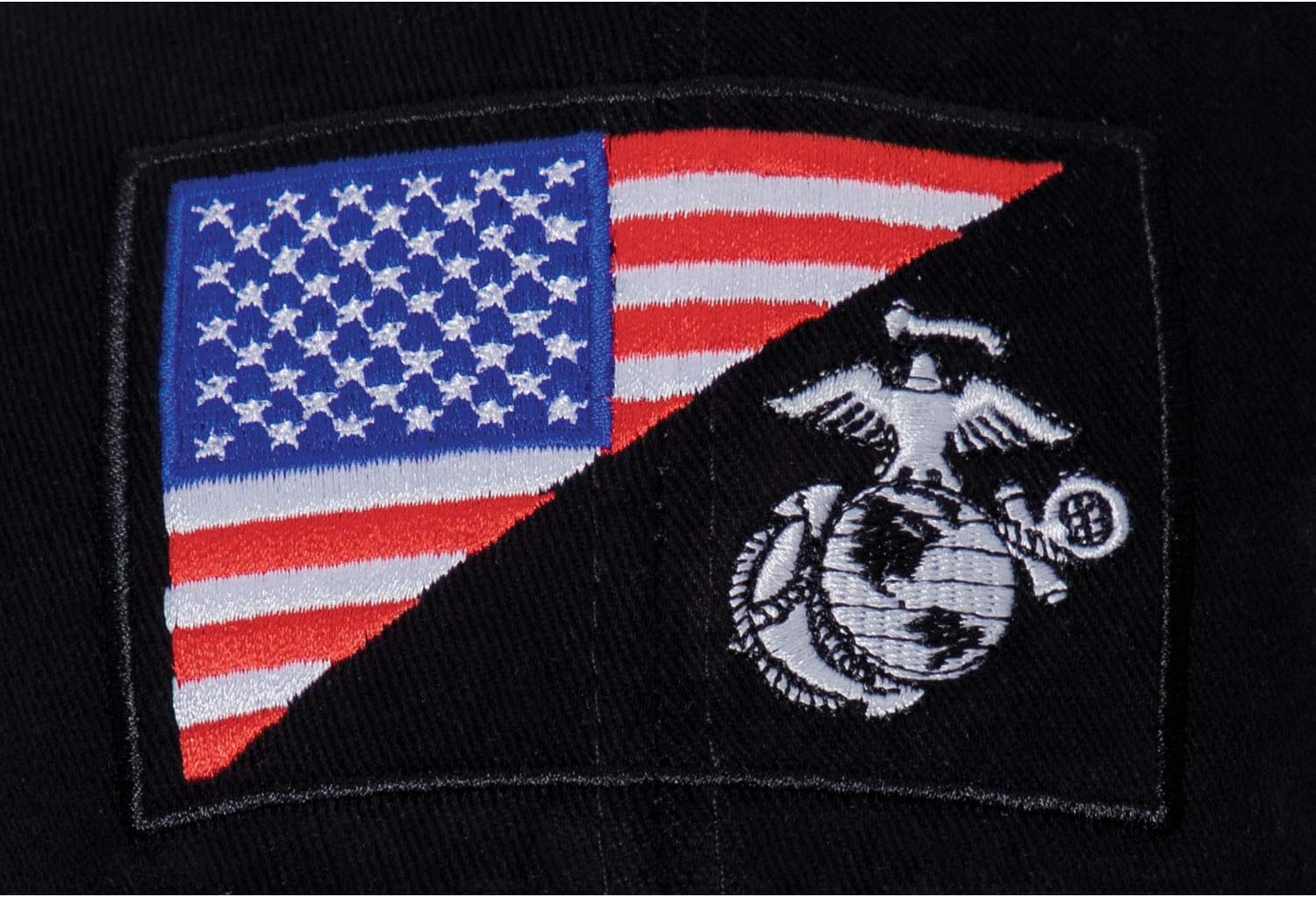 Rothco USMC Eagle, Globe and Anchor/US Flag Low Pro Cap - Patriotic Marine Corps Headwear - Image 4