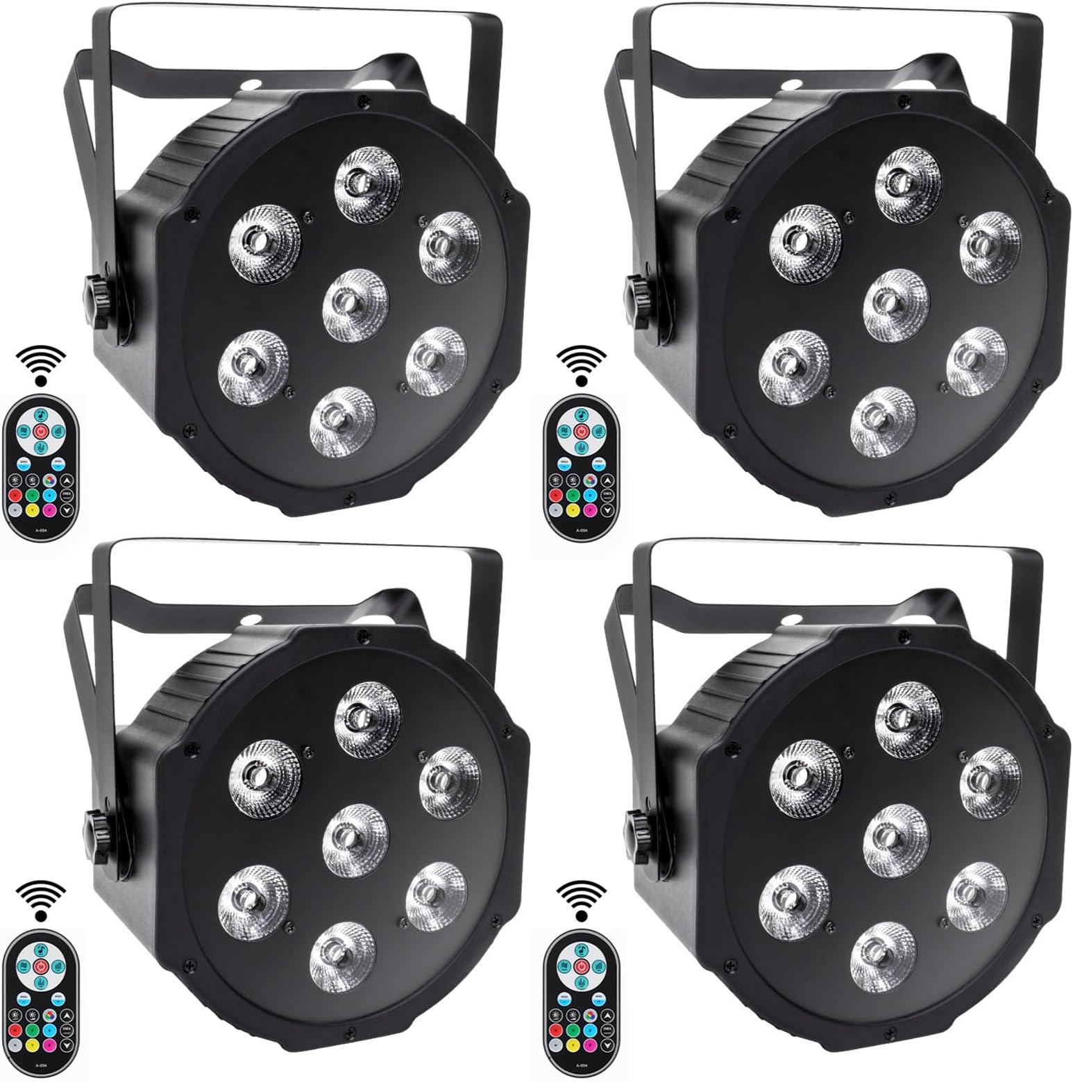 Scene Led Wide SEBRUANC RGBW Lampe de Scène, 4PCS 70W Par LED DMX Eclairage Scene avec ...