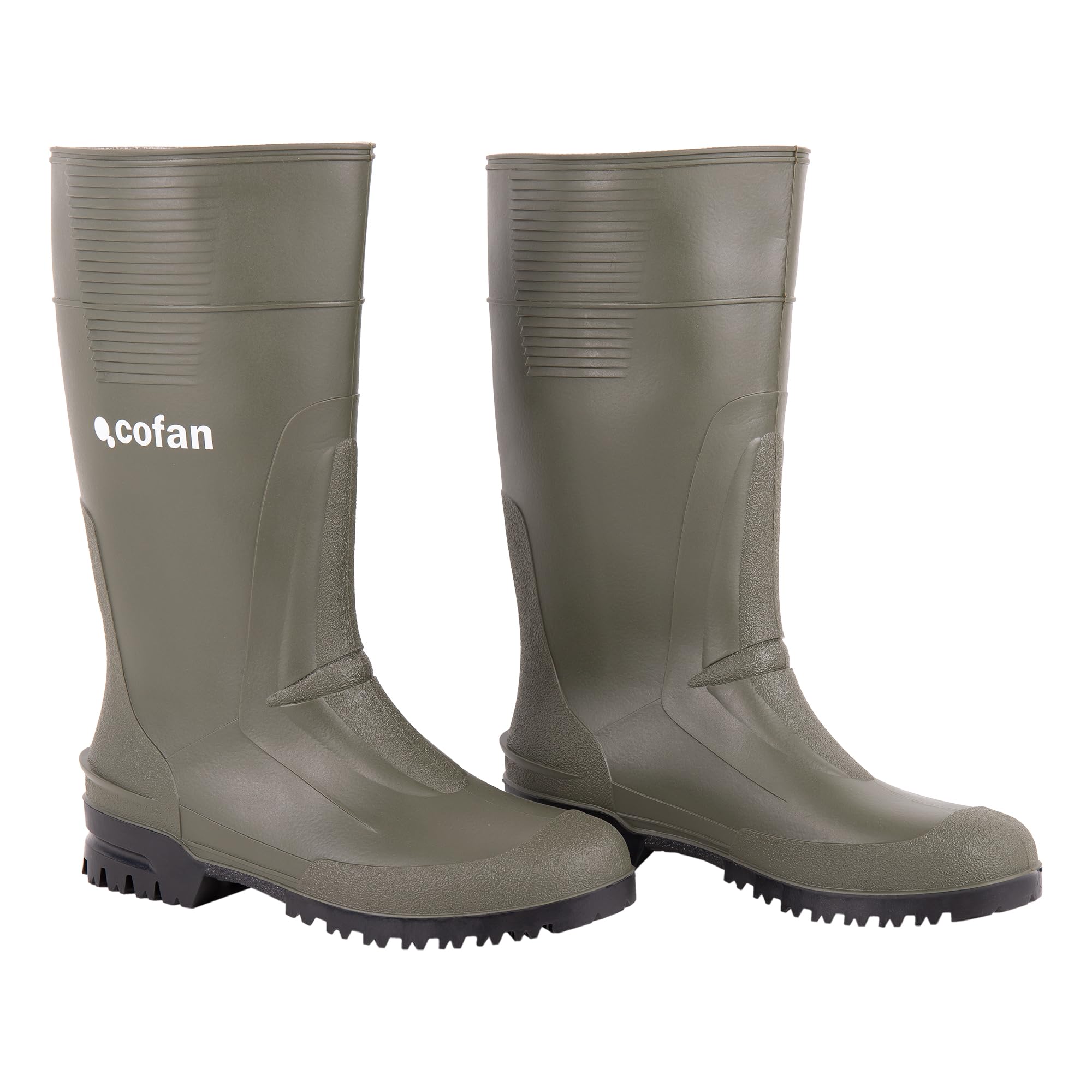Botte De Pluie Haute Pvc Noir Taille