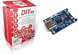 وحدة شاحن بطارية ليثيوم 1 امبير (TP4056) مع حماية للبطارية (USB نوع سي) من داي - كيت