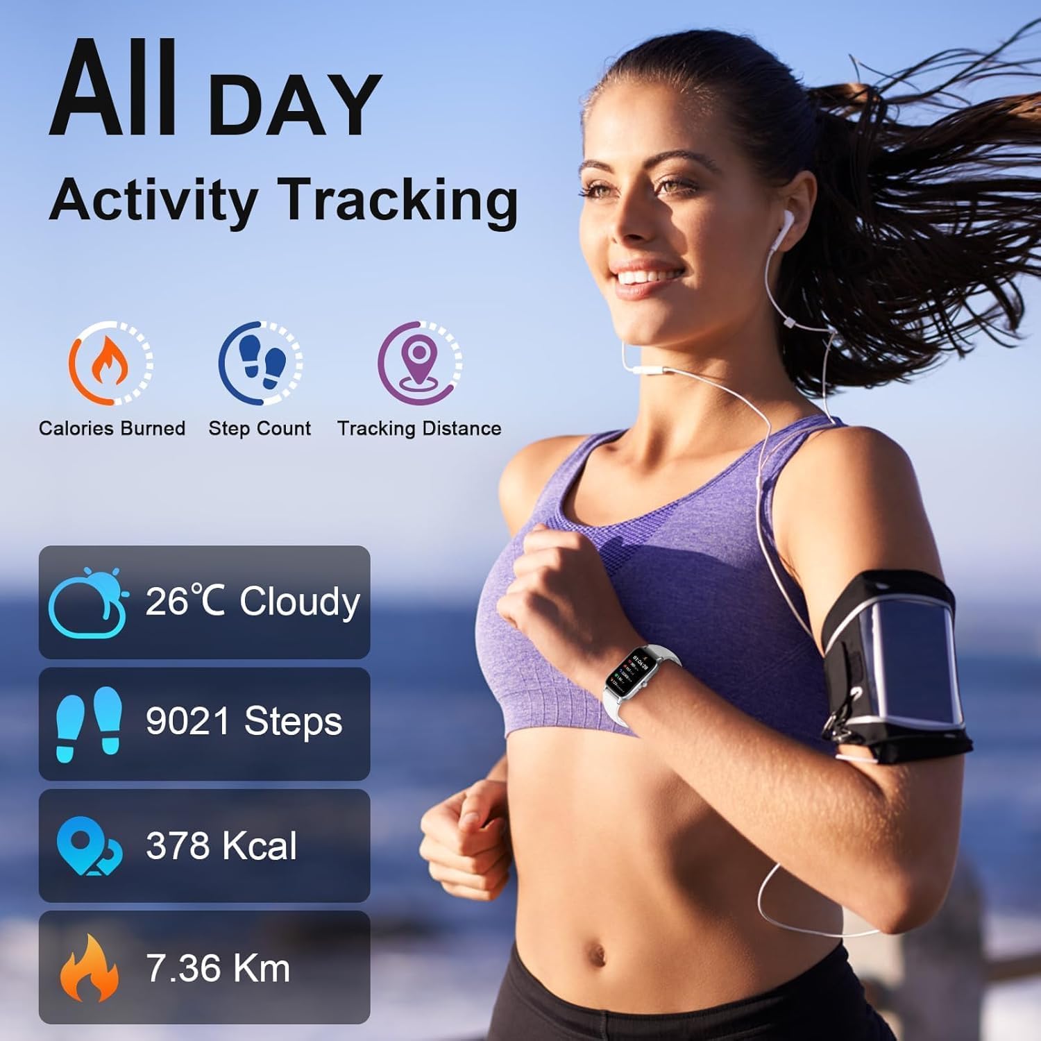 Soudorv Reloj Inteligente con Llamadas, 2025 HD 1.57" Smartwatch Hombre Mujer, 112+Modos Deportivo Smart Watch, Podómetro/Pulsómetro/SpO2/Monitor de Sueño