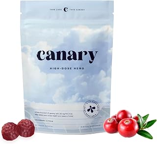 High-Dose Hero - Urinary Tract Health Gummies Dietary Supplement, Helps Cleanse & Protect, Delicious Natural Cranberry Flavor, 60 Gummies
