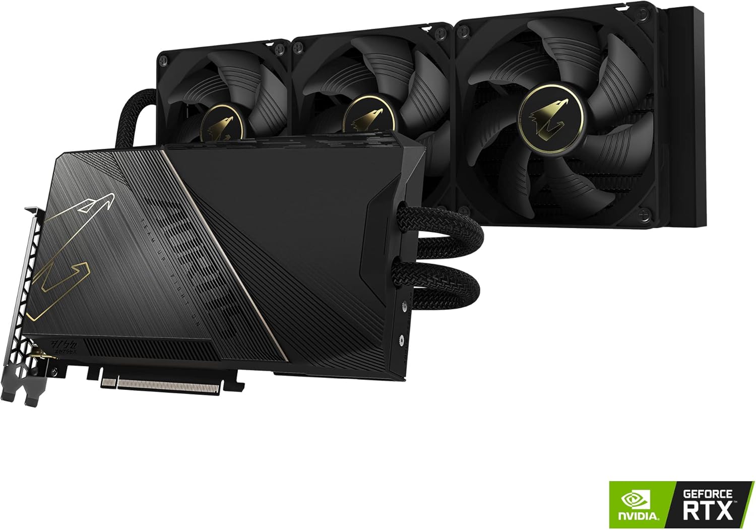 Gigabyte AORUS GeForce RTX 3090Ti Xtreme WATERFORCE 24G Graphics Card, Waterforce Cooling System, 24GB 384-bit GDDR6X, GV-N309TAORUSX W-24GD Video Card