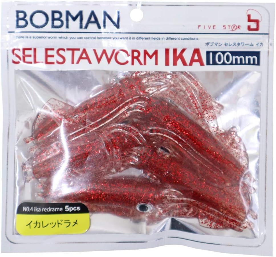 Amazon セレスタワーム イカ 100mm 3個セット イカ型ワーム No 245 販売店アクアビーチ ルアー