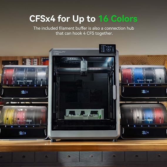 Creality K2 Plus Combo 3D Printer, Bundle with CFS*3