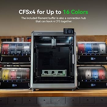 ニン　新品Creality CFS マルチカラー 自動フィラメントシステム Amazon.com: Creality CFS Multi Color 3D Printer