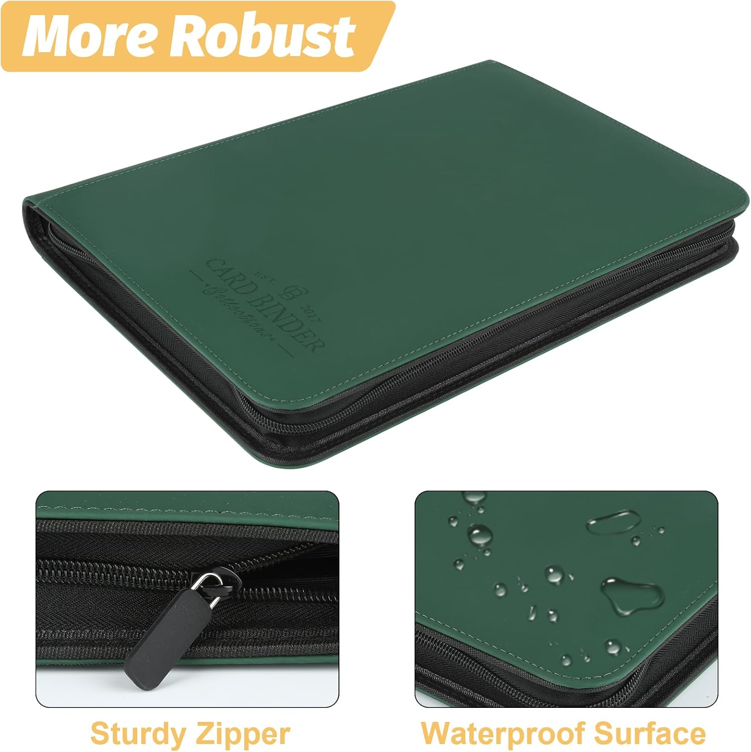 Trading Card Binder, Card Collection Binder Album Folder with 540 Side Loading Pockets, 9 Pocket Trading Card Album Folder for TGC,MTG, Baseball Cards, Yugioh image 2