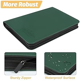 Foalgo Trading Card Binder, Card Collection Binder Album Folder with 540 Side Loading Pockets, 9 Pocket Trading Card Album Folder for TGC,MTG, Baseball Cards, Yugioh