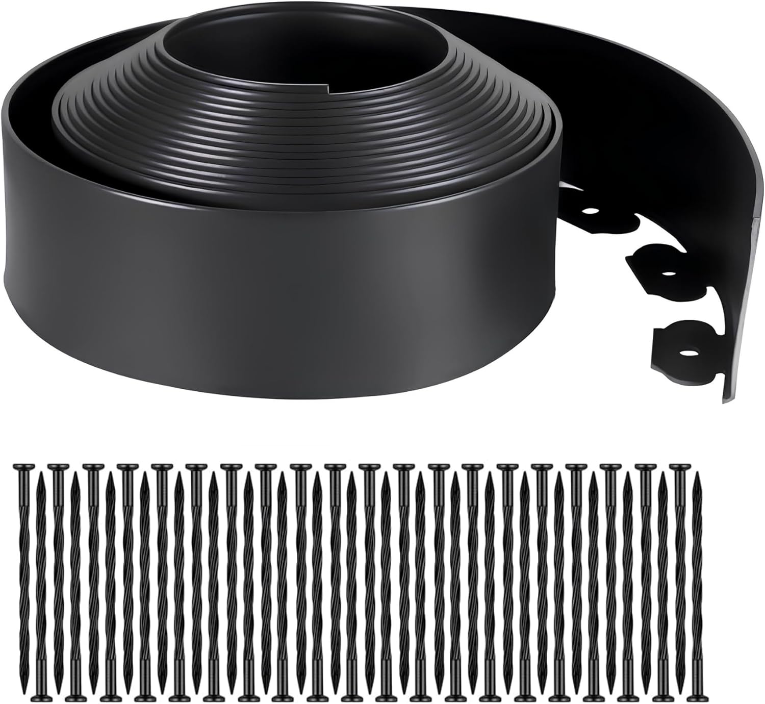 Landscape Edging No Dig Garden Fence Edging 33FT with 30