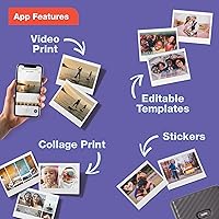 Vista 3 de Fujifilm Instax Link Wide - Impresora, color blanco ceniza