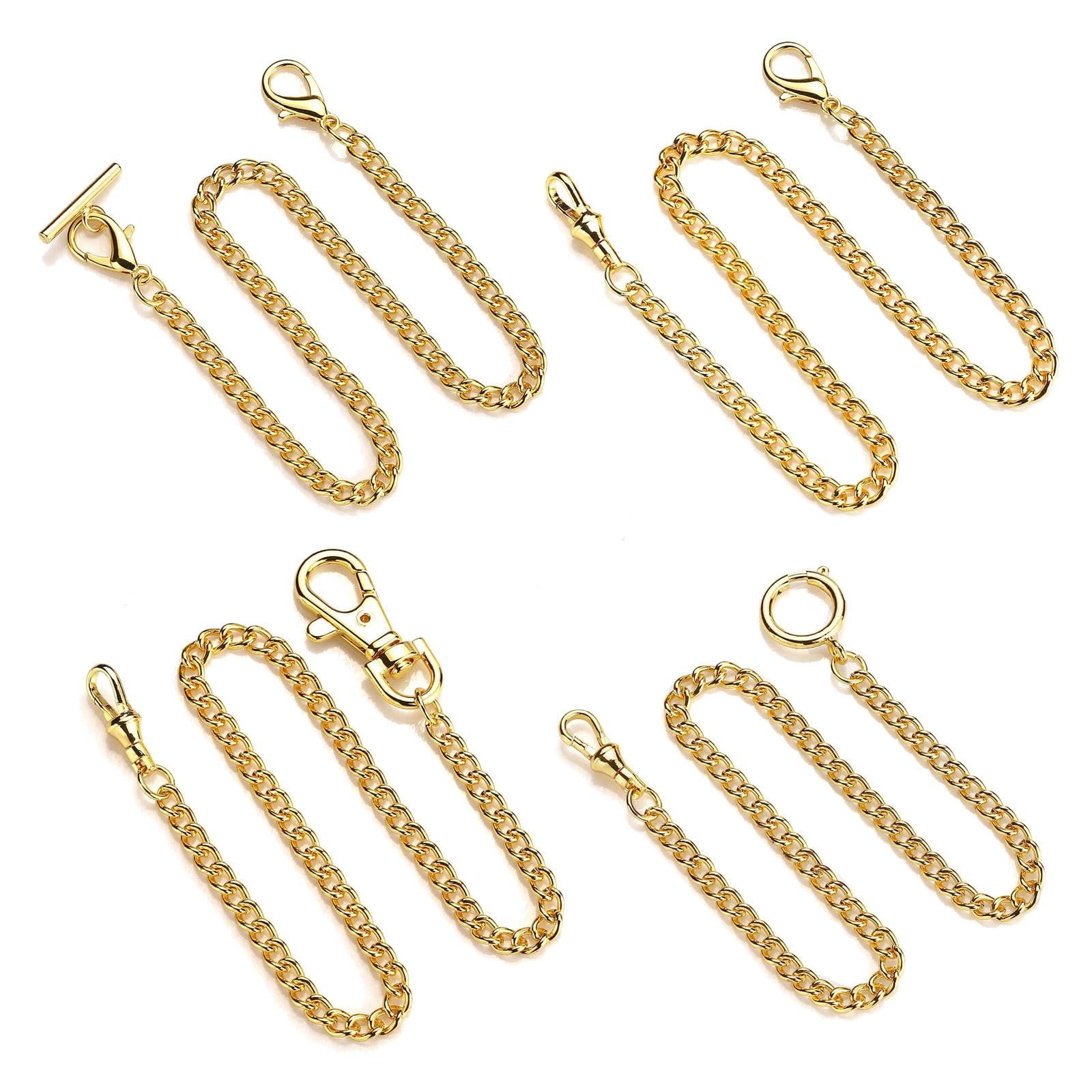 Amazon.co.jp: ヴィンテージ懐中時計ダブルアルバートチェーン T バー