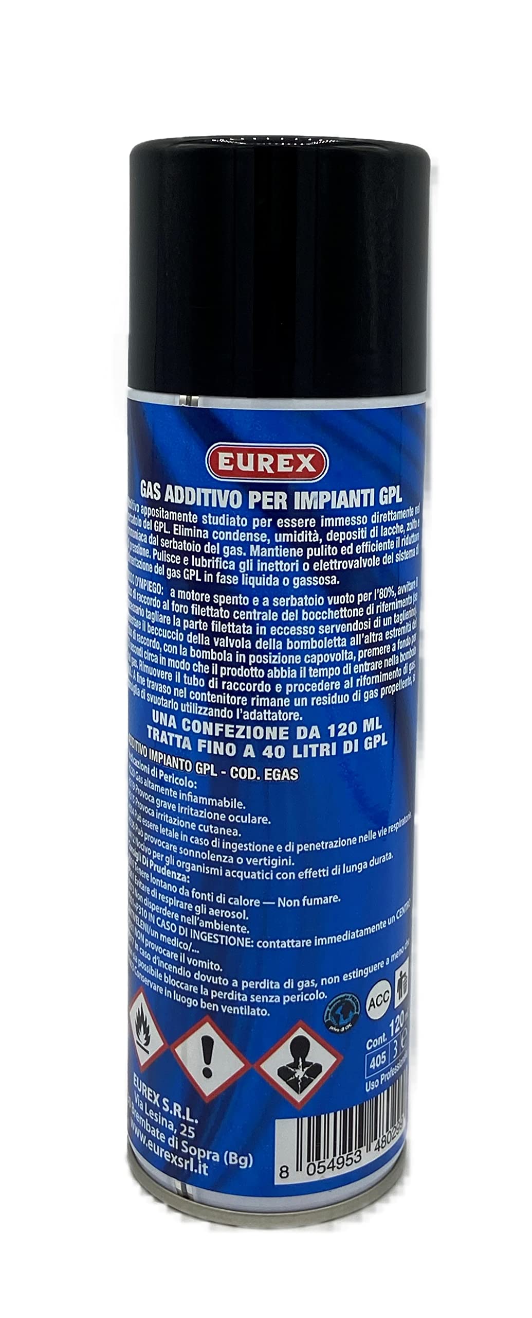 EUREX N.6 ADDITIVO per GPL 120 ml.+ 6 RACCORDI