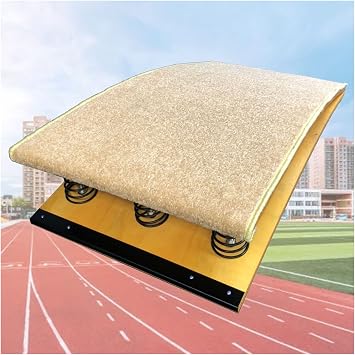 Athletics Field Long Jumps Springboard for School, Hardwood Heavy Duty Vaulting Elastic Board Backward Flip Exercise Equipment Gymnastics Supplies