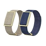 Vanet Nylon Straps Compatible with Polar Loop Bands/Polar 360 Replacement, Elastic Woven Strap Breathable Sport Adjustable Stretchy Braided Hook & Loop Wristbands for Men Women [NO Tracker], Large