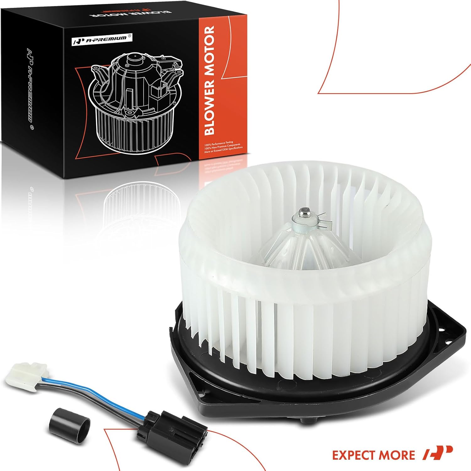 A-Premium Front HVAC Heater Blower Motor Compatible with Nissan Frontier 2000-2004, Xterra 2000-2004, Sentra 2000-2004 & Subaru Impreza 1996-2001, Forester 1998-2000