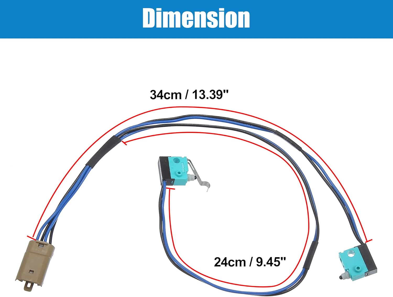 X AUTOHAUX Car Door Handle Upgrade Repair Wire Harness for Tesla Model S 2012-2020 Generation 1 2 Door Handle Upgrade Rebuild Harness 4 Pin Connector 1016009-00-C 1016009-00-B