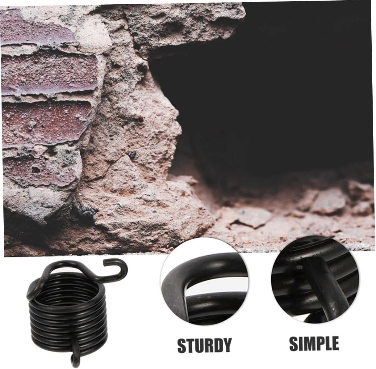 Alipis 4pcs Replacement Springs Elasticity for Consistent Performance Automotive Repair and Smoothing Applications