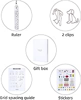 Vista 34 de A5 Bullet Dotted Journal Notebook 160gsm Thick Bleedproof Paper, Lay Flat Binding, 160 Numbered Pages Hard Cover Dot Grid Notebook/Bullet