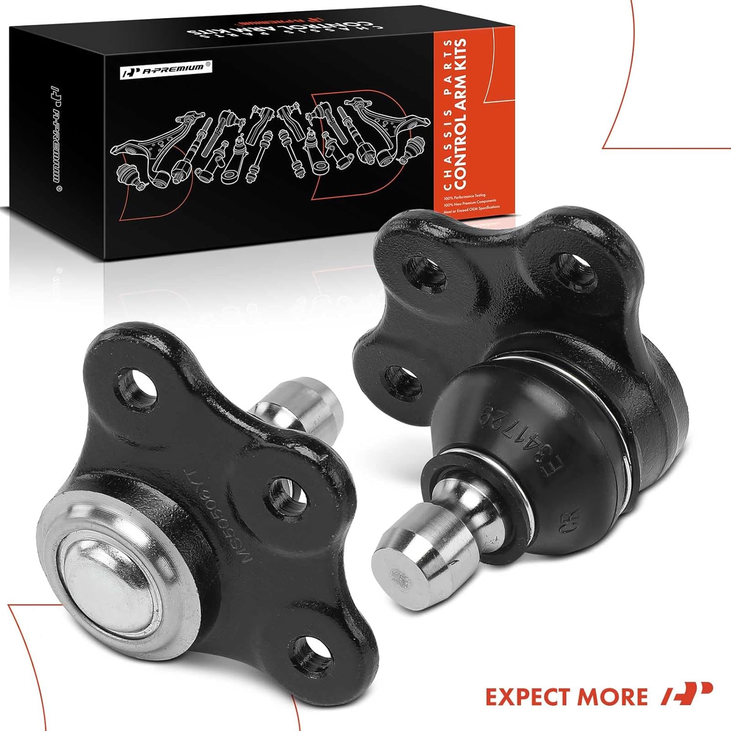 A-Premium 2 x Front Lower Ball Joint, Compatible with Saturn Astra 2008-2009 & Cadillac Catera 1997-2001