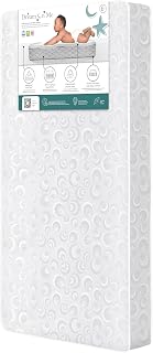 Juniper 150 Ultra Coil Inner Spring Standard Crib & Toddler Bed Mattress I Waterproof I Green Guard Gold Certified I 10 Years Manufacture Warranty I Vinyl Cover I Made In The U.S.A