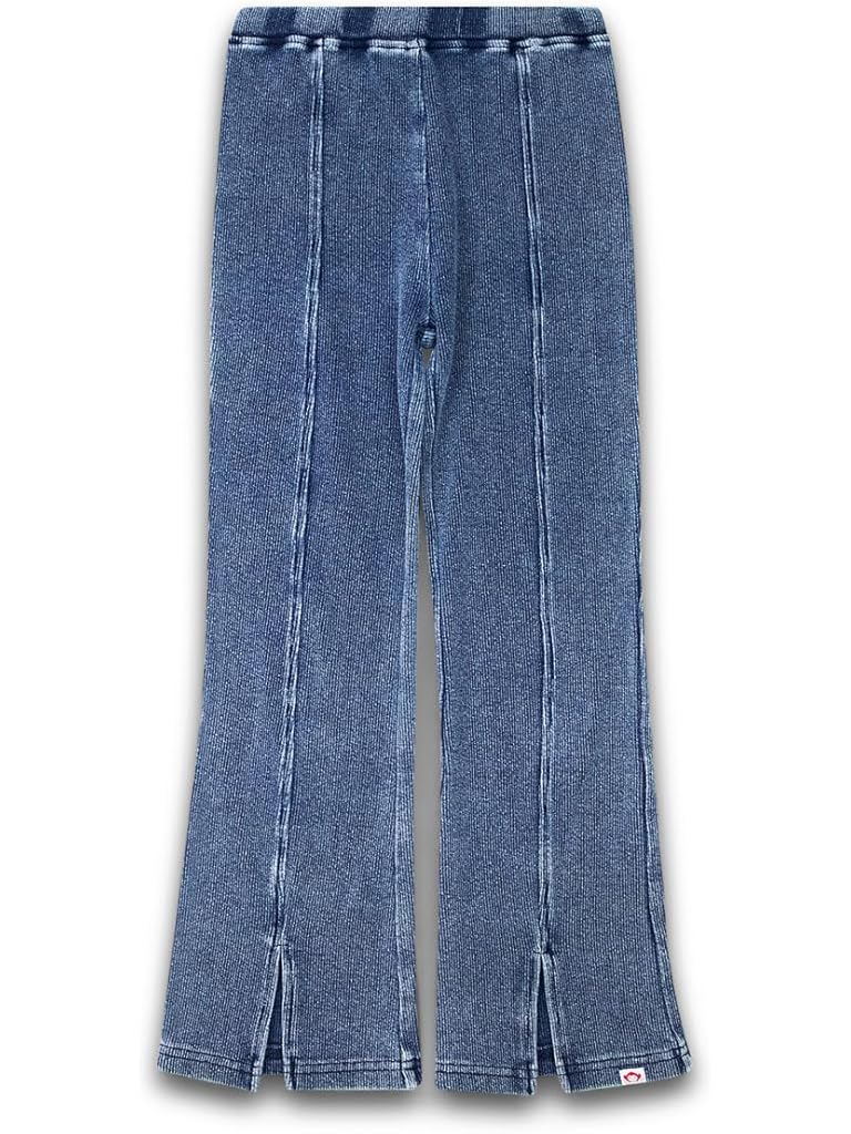 Blue Appaman Flare Slit Leggings (Toddler/Little Kid/Big Kid)