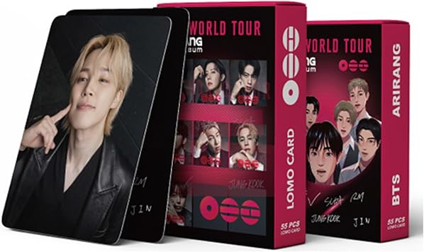 55 PCS New Album ARIRANG Photocards Lomo Cards Collection for ARMY Girls