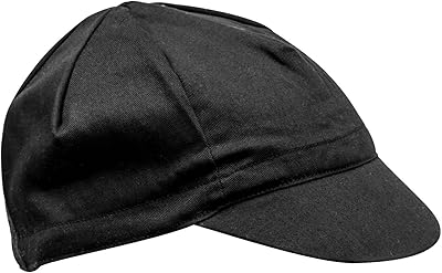Positz Plain Cycling Cap All Black Color