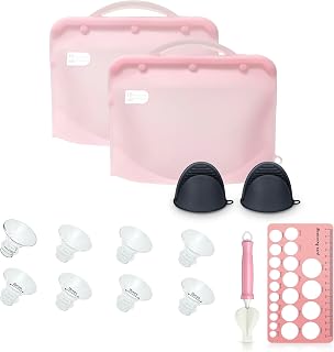 Silicone Microwave Steam Sterilizer Bag & Flange Inserts 15mm(8PCS)
