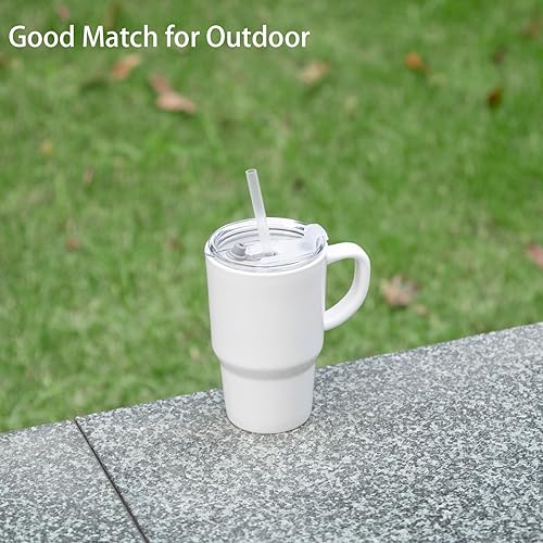 Miniatura 68 de Sweejar Taza de té de porcelana con infusor y tapa, tetera con filtro, máquina de té para hojas sueltas, 16 onzas líquidas para té, café, leche