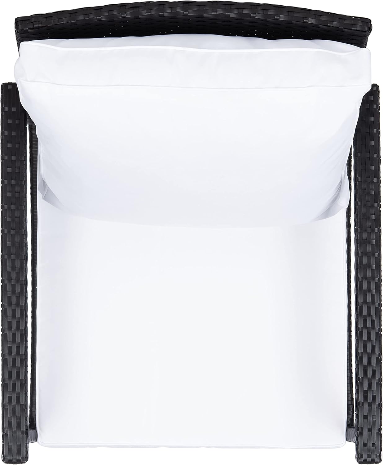 SAFAVIEH Outdoor Collection Daire Black/White Cushion Rocking Chair PAT7721A