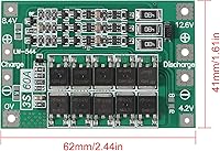 Vista 4 de 2PCS 3S 60A 12.6V 18650 Cargador PCB BMS Placa de protección de batería de litio de iones de litio Módulo de carga de equilibrio para motor