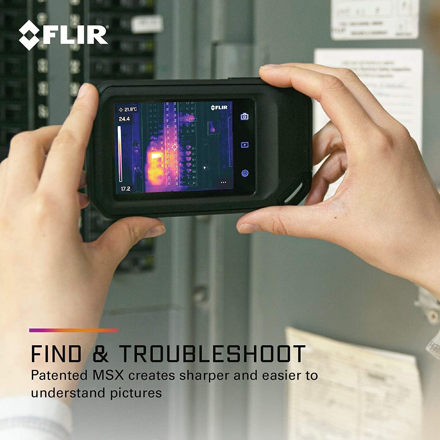 FLIR C5 Thermal Imaging Camera with WiFi - Handheld, High Resolution