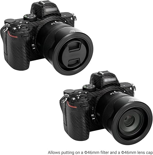 Miniatura 2 de Parasol reversible con diseño de flor de tulipán para Nikon NIKKOR Z MC 1.969 in f2.8 Macro lente en la cámara Z5 Z6 Z6 II Z7 Z7 II Incluye un