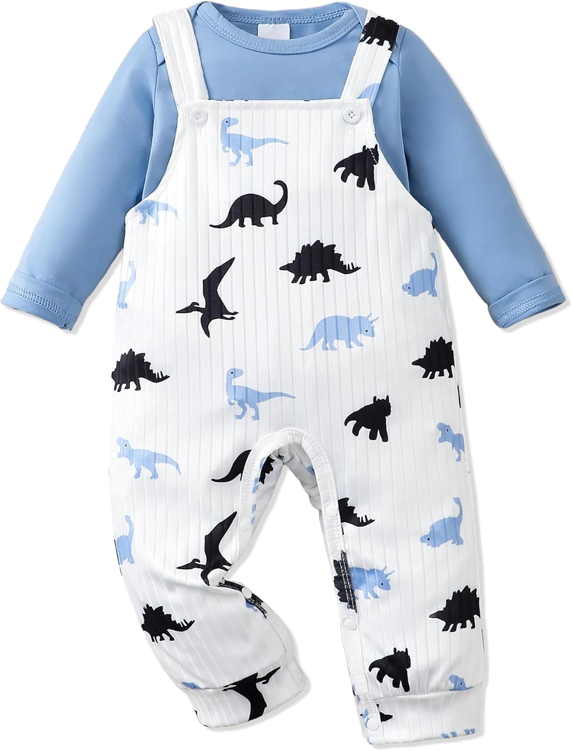 NZRVAWS Newborn Baby Boy Clothes Romper Animal Jumpsuit Overalls Cute Infant Boy Outfit Fall Winter Pant Set 0-18 Months