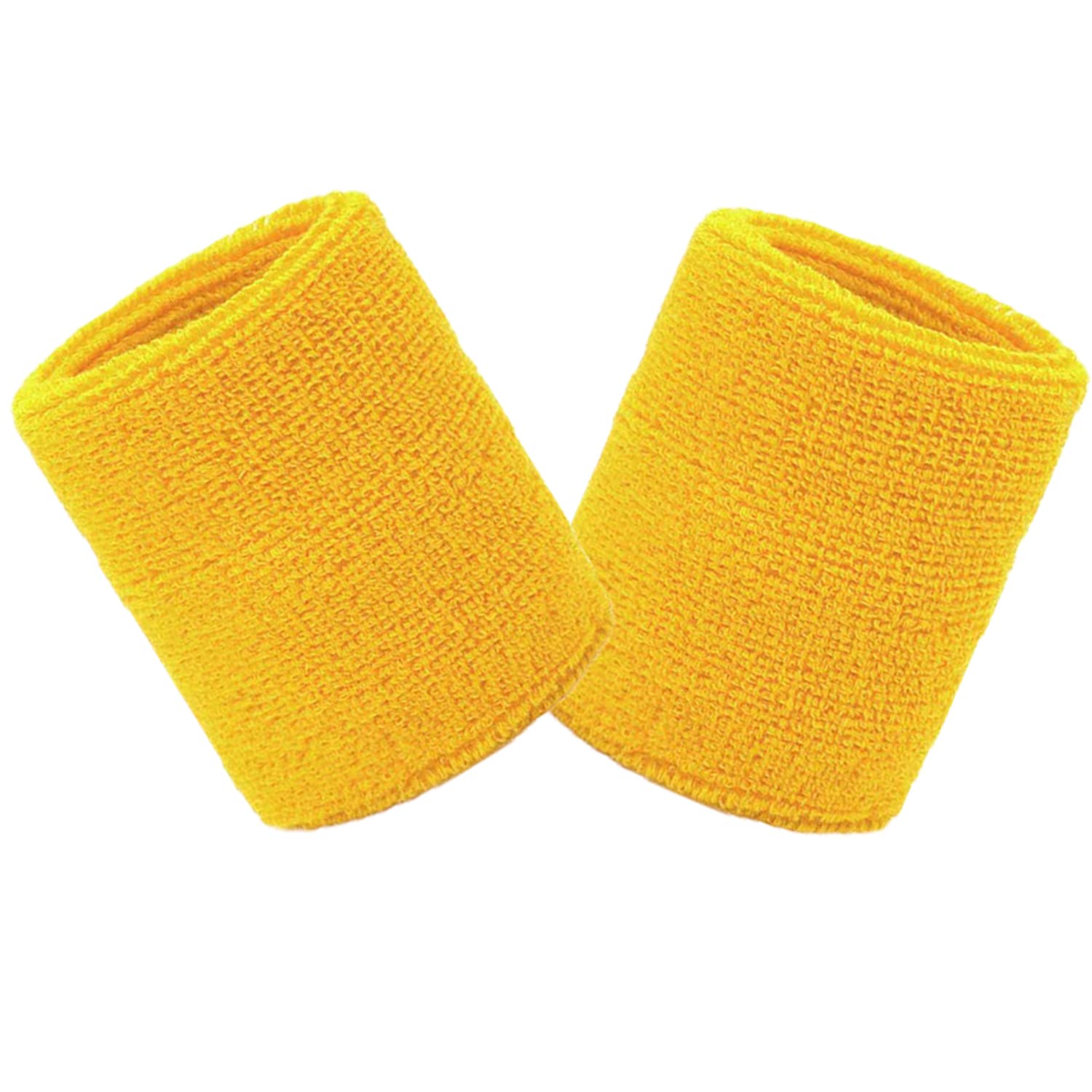 Wristbands Sweatbands Wrist Men Women 2 PCS Sports Sweat Bands for Running Exercise Gym Sports Tennis Basketball Moisture Wicking (Size: 3.15 x 3.15 inches)