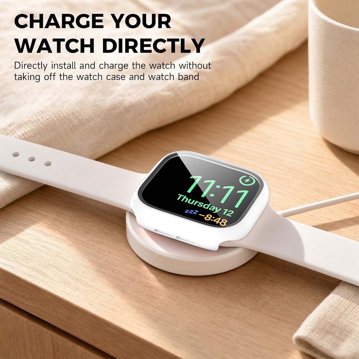 5 Pack Case for Apple Watch Series 12 46mm with Screen Protector thumbnail