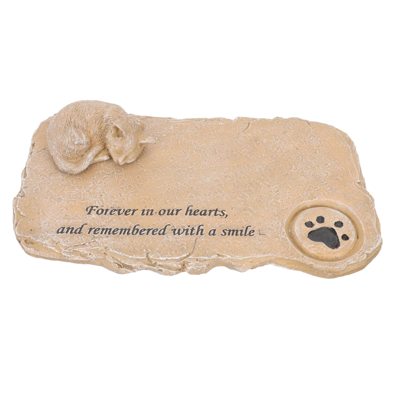 TOMETURE Lápida Conmemorativa del Gato Lápida Gatito Adorable Adorno Lápida para Mascotas Lápida Conmemorativa del Gato Placa Conmemorativa Mascotas Piedra Conmemorativa del