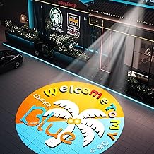 50W LED Logo GOBO Projector DJ Effect Light Including Free Custom Glass GOBO to Project Image for Advertising Business Hotel Company Store Wedding Indoor and Outdoor Use (50W)