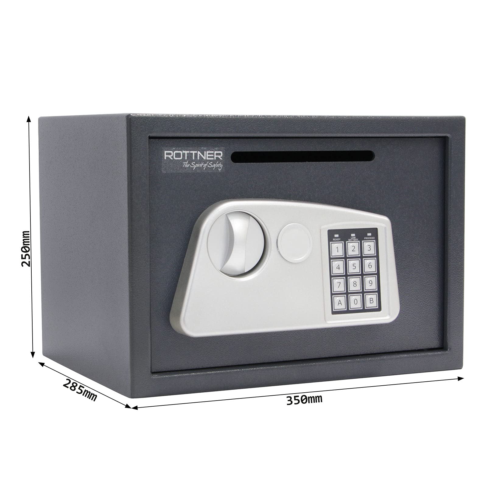 Profirst Kasos 1 cassaforte Blocco elettronico Antracite