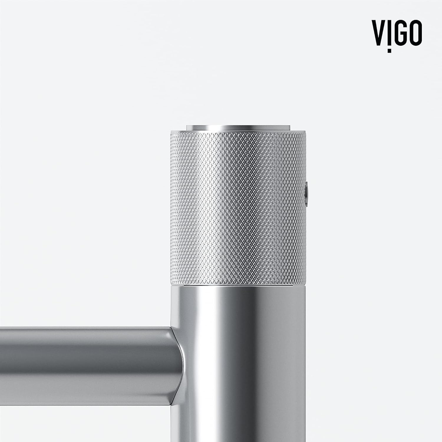 VIGO 16" L -12" W -12" H Apollo Concrete Rectangular Vessel Sink Set in White with Faucet and Drain -VGT2075