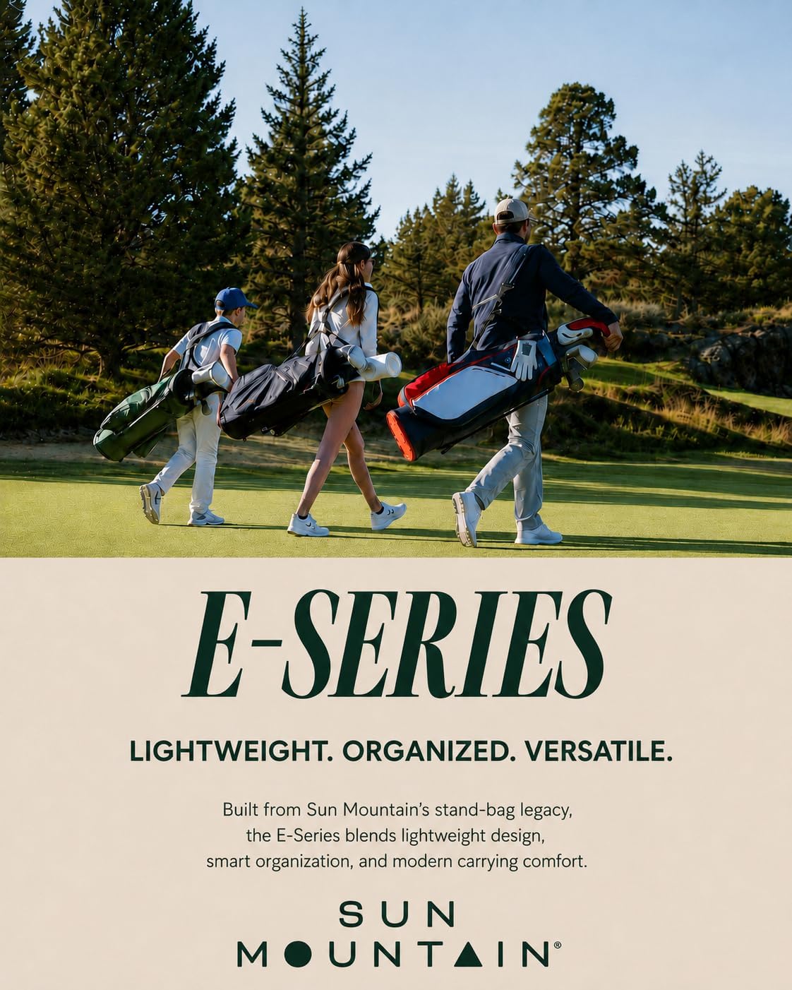 Sun Mountain Sun Mountain Men's Eclipse 4.5 Lightweight VLO Stand Golf Bag 14-Way Top - 2026 Model