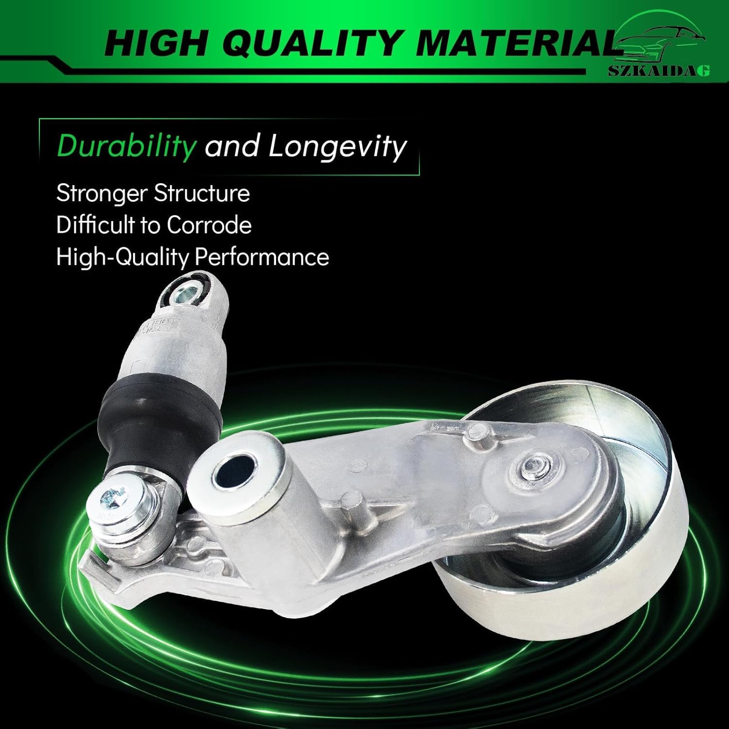 38322 Belt Tensioner Assembly with Pulley for:-Honda Odyssey 2002 2003 2004 3.5L, OE# 31170P8FA02 31170P8FA03 311710P8FA020 31170-P8F-A02 31170-P8F-A03 311710-P8FA-020