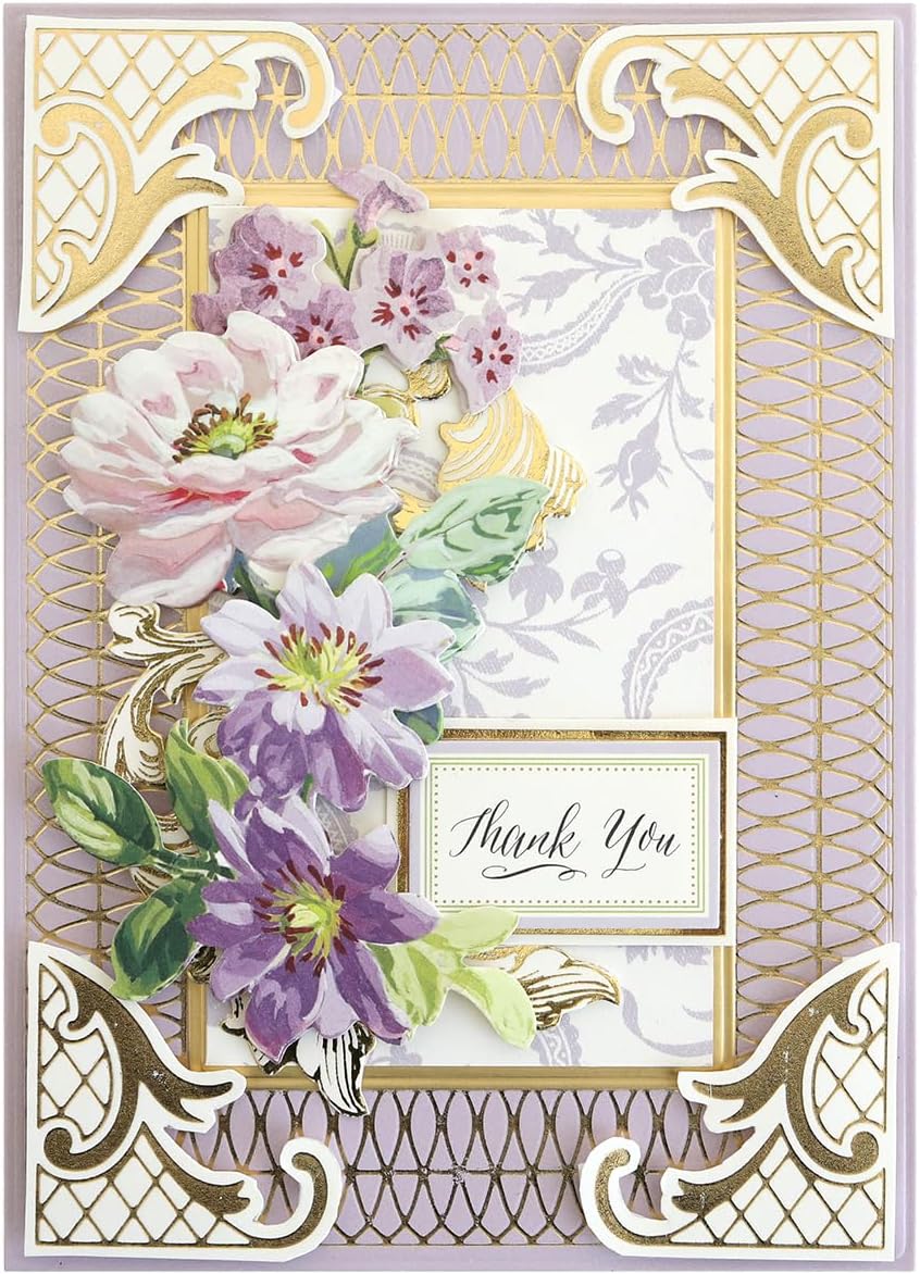 Anna Griffin Gilded Ironwork Frames Hot Foil Plates Set of 6