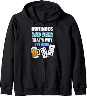 Dominoes & Beer - Dominoes Zip Hoodie