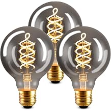 NUODIFAN Edison Vintage Light Bulb E27 LED Retro Light Bulb Dimmable 4 W LED Lamp Warm White 2700 K Pack of 3